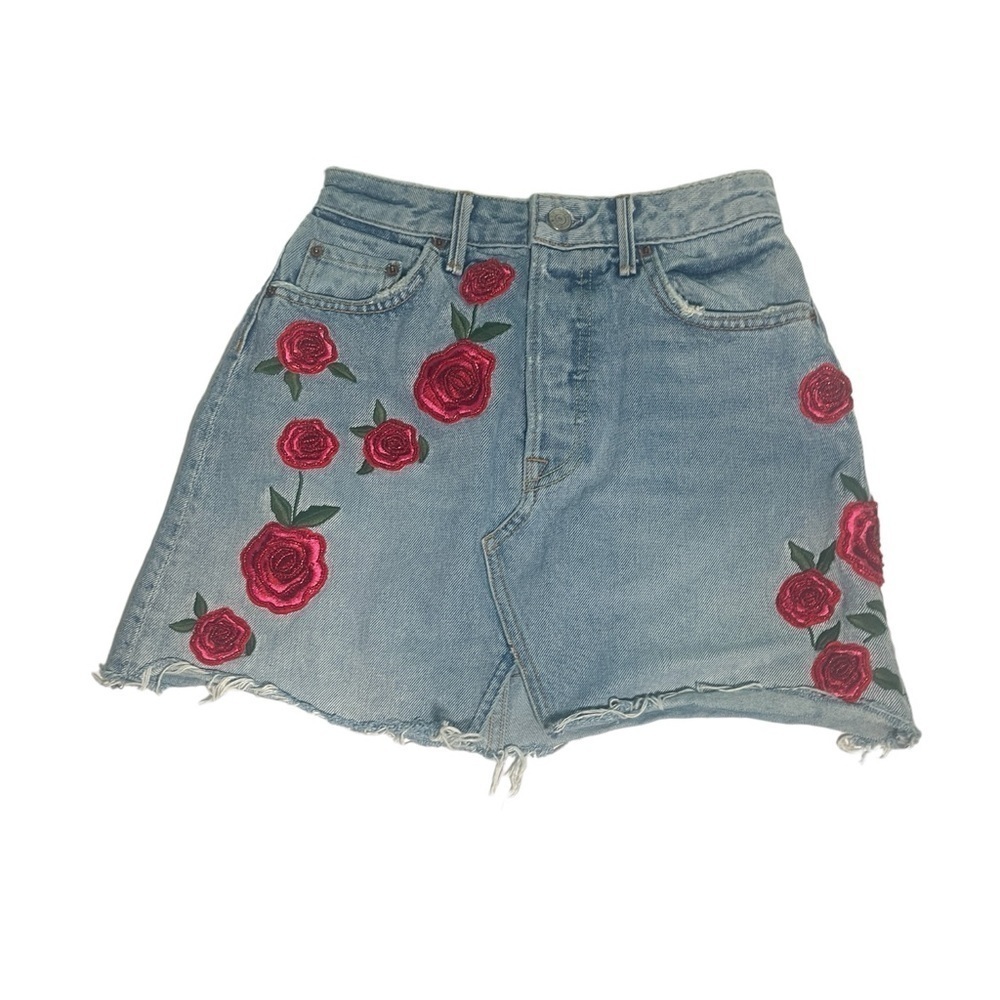 Grlfrnd Denim Mini Skirt